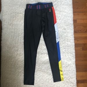 Fun colorful workout leggings